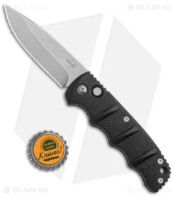 Boker Kalashnikov Drop Point Automatic Knife Black Aluminum (3.25" Stonewash) 7 Boker Kalashnikov Drop Point Automatic Knife Black Aluminum (3.25" Stonewash) -Boker Boker Kalashnikov Auto Black D2 SW BHQ 144760 jr bottlecap