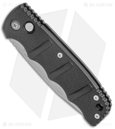 Boker Kalashnikov Drop Point Automatic Knife Black Aluminum (3.25" Stonewash) 2 Boker Kalashnikov Drop Point Automatic Knife Black Aluminum (3.25" Stonewash) - Image 2