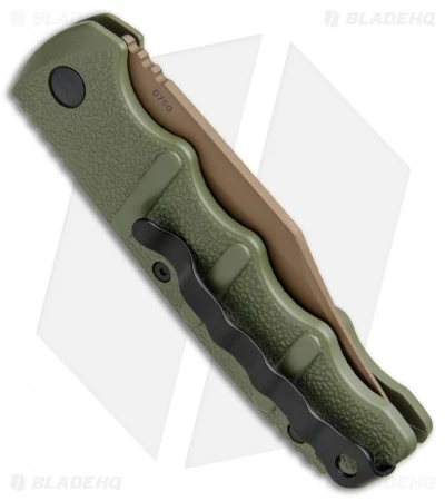 Boker Desert Warrior Kalashnikov Bowie Automatic Knife OD Green (D2 Copper) 3 Boker Desert Warrior Kalashnikov Bowie Automatic Knife OD Green (D2 Copper) - Image 3