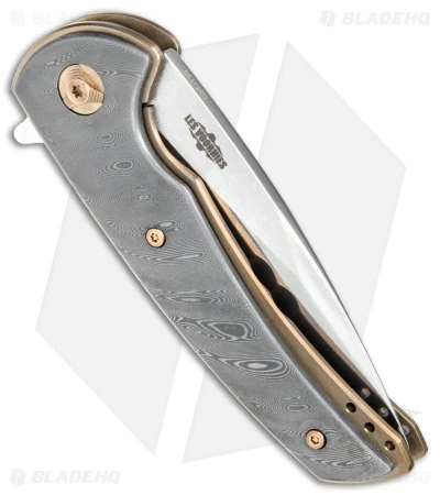 Boker Les Voorhies Special Run Model 13 Liner Lock Knife Damascus (3.2" Satin) 2 Boker Les Voorhies Special Run Model 13 Liner Lock Knife Damascus (3.2" Satin) - Image 2