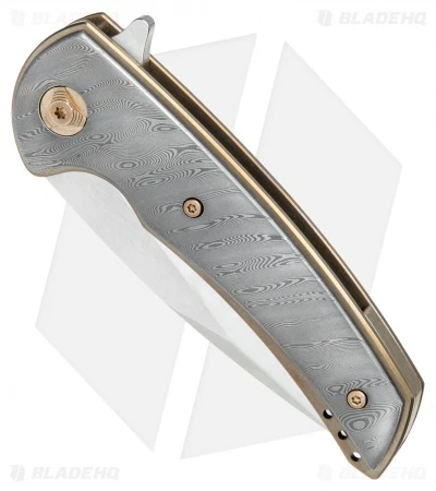 Boker Les Voorhies Special Run Model 13 Liner Lock Knife Damascus (3.2" Satin) 3 Boker Les Voorhies Special Run Model 13 Liner Lock Knife Damascus (3.2" Satin) - Image 3