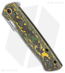 Boker ME 109 Damast Flipper Knife Toxic Storm CF (3.4" Messerschmitt Damascus) -Boker Boker ME 109 Damast Flipper Toxic Storm CF Messerschmitt Damascus BHQ 145518 jr spine