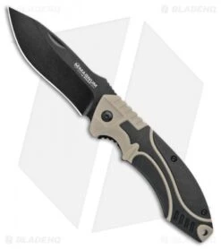 Boker Magnum Advance Pro 42 Liner Lock Knife Desert Tan (3.5" Black)