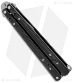 Boker Magnum Balisong Trainer Black G-10 (4.1" Satin) 01SC406SOI -Boker Boker Magnum Balisong Trainer Black G 10 01SC406SOI BHQ 99644 jr side