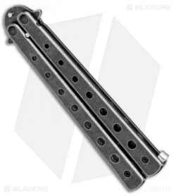 Boker -Boker Boker Magnum Balisong Trainer Butterfly Black SW 01MB612 BHQ 82504 jr spine