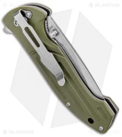 Boker Magnum Brutus Liner Lock Knife OD Green G-10 (3.25" Satin) 6 Boker Magnum Brutus Liner Lock Knife OD Green G-10 (3.25" Satin) -Boker Boker Magnum Brutus LL OD Green G 10 Satin 01MB719 BHQ 98849 jr side