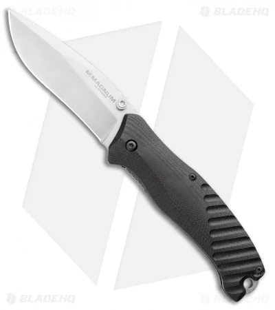 Boker Magnum Buddy Liner Lock Knife Black G-10 (3.25" Satin) 1 Boker Magnum Buddy Liner Lock Knife Black G-10 (3.25" Satin)