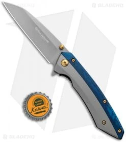 Boker Magnum Cobalt Liner Lock Knife Gray & Blue (3.4" Gray) 01RY288 7 Boker Magnum Cobalt Liner Lock Knife Gray & Blue (3.4" Gray) 01RY288 -Boker Boker Magnum Coblat LL Gray and Blue Gray 01RY288 BHQ 120684 jr bottlecap