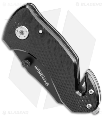Boker Magnum Compact Rescue Liner Lock Knife (2.375" Black) 01MB456 2 Boker Magnum Compact Rescue Liner Lock Knife (2.375" Black) 01MB456 - Image 2