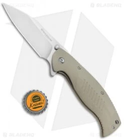 Boker Magnum Delta Whiskey Liner Lock Knife Tan G-10 (3.5" Satin) 01MB703 -Boker Boker Magnum Delta Whiskey LL Tan G 10 Satin 01MB703 BHQ 71466 jr bottlecap 2