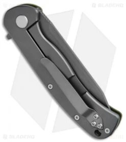 Boker Magnum Foxtrot Sierra Frame Lock Knife Green G-10 (3.3" Gray) 01MB705 -Boker Boker Magnum Foxtrot Sierra FL Green G 10 Gray 01MB705 BHQ 71470 jr side