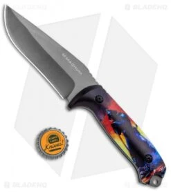 Boker Magnum Frank Frazetta Urban King Fixed Blade Death Dealer (4.6" Gray) -Boker Boker Magnum Frank Frzetta Urban King Death Dealer Gray 02YA148 BHQ 90339 jr bottlecap