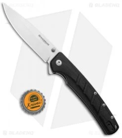 Boker Magnum Gatto NERO Liner Lock Knife Black G-10 (3.75" Satin) 01MB724 -Boker Boker Magnum Gatto NERO LL Black G 10 Satin 01MB724 BHQ 97841 jr bottlecap