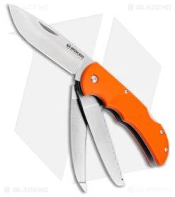Boker Magnum HL Triple Pocket Knife Orange Polymer (3.26" Satin) 01RY804