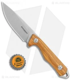 Boker Magnum Hking Companion Fixed Blade Knife Olive Wood (3.75" SW) -Boker Boker Magnum Hiking Companion Olive Wood SW 02MB211 BHQ 111958 jr bottlecap