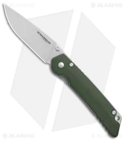 Boker Magnum Hope Liner Lock Knife Green G-10 (3.625" Satin) 01SC949 1 Boker Magnum Hope Liner Lock Knife Green G-10 (3.625" Satin) 01SC949