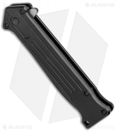 Boker Magnum Intricate Spring Assisted Knife Black Aluminum (3.5" Two-Tone) 2 Boker Magnum Intricate Spring Assisted Knife Black Aluminum (3.5" Two-Tone) - Image 2