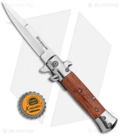 Boker Magnum Italian Classic Small Spring Assist Knife Rosewood (3.3" Polish) 7 Boker Magnum Italian Classic Small Spring Assist Knife Rosewood (3.3" Polish) -Boker Boker Magnum Italian Classic Small SA Rosewood Polish 01LL110 BHQ 125062 jr bottlecap