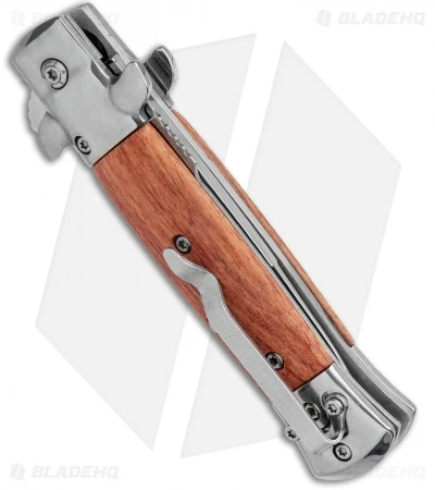 Boker Magnum Italian Classic Small Spring Assist Knife Rosewood (3.3" Polish) 3 Boker Magnum Italian Classic Small Spring Assist Knife Rosewood (3.3" Polish) - Image 3