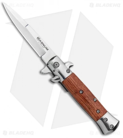 Boker Magnum Italian Classic Small Spring Assist Knife Rosewood (3.3" Polish) 1 Boker Magnum Italian Classic Small Spring Assist Knife Rosewood (3.3" Polish)