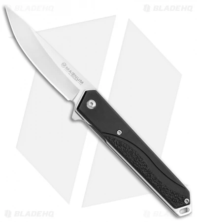 Boker Magnum Japanese Iris Liner Lock Knife Aluminum (3.25" Satin) 1 Boker Magnum Japanese Iris Liner Lock Knife Aluminum (3.25" Satin)