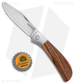 Boker Magnum Kids Slip Joint Knife Zebrawood (3" Satin 440B) -Boker Boker Magnum Kids SJ Zebra Wood Satin BHQ 139188 jr bottlecap