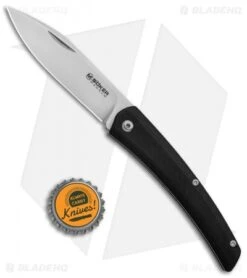 Boker Magnum Long Lead EDC Slip Joint Black G-10 (3.1" Satin) 01SC080 -Boker Boker Magnum LL EDC SJ Black G 10 Satin 01SC080 BHQ 120664 jr bottlecap