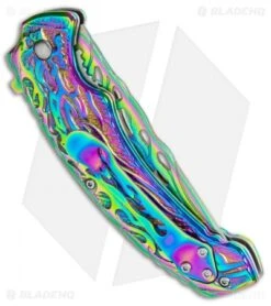 Boker Magnum Liner Lock Knife Rainbow Flaming Skull (3.74" Spectrum) 01MB734 6 Boker Magnum Liner Lock Knife Rainbow Flaming Skull (3.74" Spectrum) 01MB734 -Boker Boker Magnum LL Rainbow Flaming Skull Spectrum 01MB734 BHQ 111672 jr side