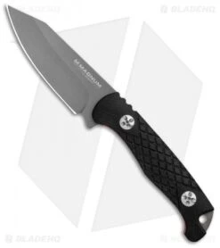 Boker Magnum Life Knife Fixed Blade Black G-10 (3.6" Gray) 02MB201