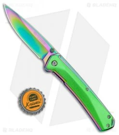 Boker Magnum Matte Rainbow Folding Knife (3.25" Spectrum) 01MB730 -Boker Boker Magnum Matte Rainbow Spectrum 01MB730 BHQ 101888 jr bottlecap