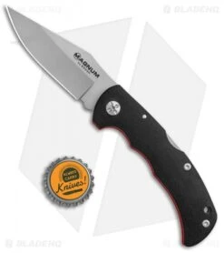 Boker Magnum Most Wanted Lockback Black G-10 (3.5" Satin) 01SC078 -Boker Boker Magnum Most Wanted LB Black G 10 Satin 01SC078 BHQ 118413 jr bottlecap