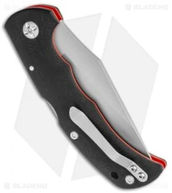 Boker Magnum Most Wanted Lockback Black G-10 (3.5" Satin) 01SC078 -Boker Boker Magnum Most Wanted LB Black G 10 Satin 01SC078 BHQ 118413 jr side