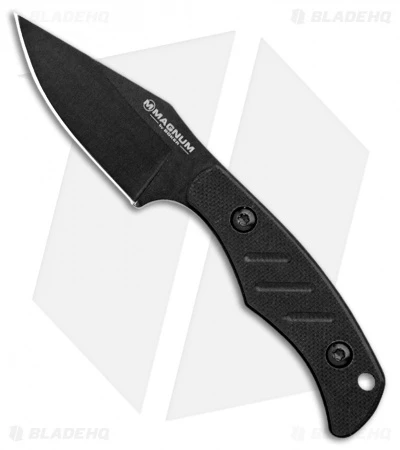 Boker Magnum Nano Neck Bowie Knife (2.25" Black) 02MB202 1 Boker Magnum Nano Neck Bowie Knife (2.25" Black) 02MB202