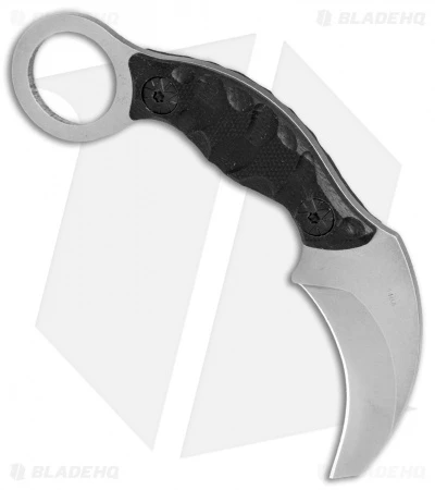Boker Magnum Neck Bit Karambit Fixed Blade Knife Black G-10 (2" Stonewash) 2 Boker Magnum Neck Bit Karambit Fixed Blade Knife Black G-10 (2" Stonewash) - Image 2