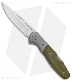 Boker Magnum Nice Lock Back Knife Green Micarta (3.3" Satin) 01SC079