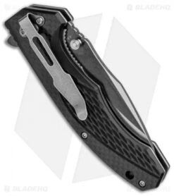 Boker Magnum Omen Liner Lock Knife Black G-10/CF (3.5" Black) 01SC057 6 Boker Magnum Omen Liner Lock Knife Black G-10/CF (3.5" Black) 01SC057 -Boker Boker Magnum Omen LL Black G 10 CF Black 01SC057 BHQ 90325 jr side