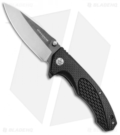 Boker Magnum Omen Liner Lock Knife Black G-10/CF (3.5" Black) 01SC057 1 Boker Magnum Omen Liner Lock Knife Black G-10/CF (3.5" Black) 01SC057
