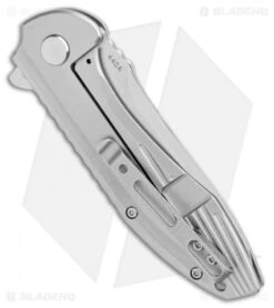 Boker Magnum Quantum Frame Lock Knife Stainless Steel (3.375" Satin) -Boker Boker Magnum Quantum FL SS Satin 01RY975 BHQ 98584 jr side