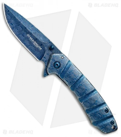 Boker Magnum Raindrop Folder Liner Lock Knife (2.75" Blue) 01RY825 1 Boker Magnum Raindrop Folder Liner Lock Knife (2.75" Blue) 01RY825