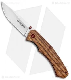 Boker Magnum Red Pupil Liner Lock Knife Zebrawood (3.2" SW) 01SC071