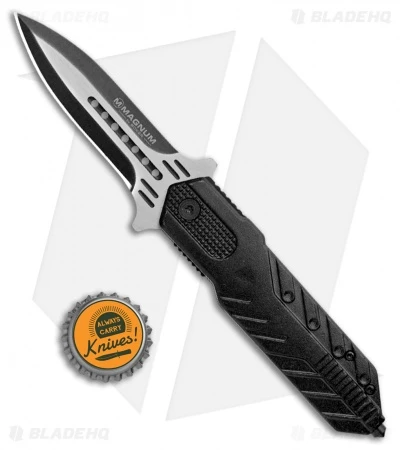 Boker Magnum Rocket Liner Lock Knife (3.5" Black) 01RY596 4 Boker Magnum Rocket Liner Lock Knife (3.5" Black) 01RY596 - Image 4