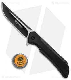 Boker Magnum Rogue Spring Assisted Knife Black G-10 (3.25" Two-Tone) 7 Boker Magnum Rogue Spring Assisted Knife Black G-10 (3.25" Two-Tone) -Boker Boker Magnum Rogur SA TT 01RY218 BHQ 121258 jr bottlecap