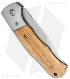 Boker Magnum Rustic Lockback Zebrawood (3.5" Satin) 01SC075 6 Boker Magnum Rustic Lockback Zebrawood (3.5" Satin) 01SC075 -Boker Boker Magnum Rustic LB Zebra Wood Satin 01SC075 BHQ 118410 jr side