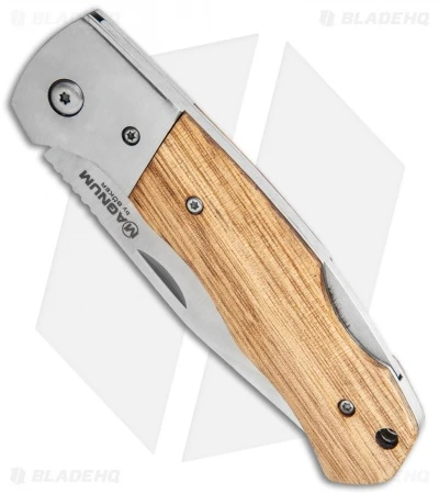 Boker Magnum Rustic Lockback Zebrawood (3.5" Satin) 01SC075 2 Boker Magnum Rustic Lockback Zebrawood (3.5" Satin) 01SC075 - Image 2
