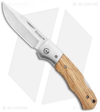 Boker Magnum Rustic Lockback Zebrawood (3.5" Satin) 01SC075 1 Boker Magnum Rustic Lockback Zebrawood (3.5" Satin) 01SC075