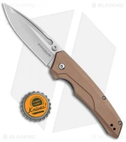 Boker Magnum Seventies Metallic Liner Lock Knife Bronze Aluminum (3.25" Satin) -Boker Boker Magnum Seventies Metalic LL Bronze Aluminum Satin 01RY323 BHQ 111616 jr bottlecap