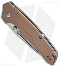 Boker Magnum Seventies Metallic Liner Lock Knife Bronze Aluminum (3.25" Satin) -Boker Boker Magnum Seventies Metalic LL Bronze Aluminum Satin 01RY323 BHQ 111616 jr spine