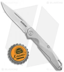 Boker Magnum Shiny EDC Slip Joint Knife Stainless Steel (2.3" Satin ) 01SC086 -Boker Boker Magnum Shiny EDC SJ SS Satin 01SC086 BHQ 120663 jr bottlecap