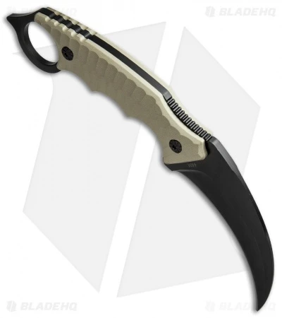 Boker Magnum Spike Karambit Fixed Blade Knife Tan G-10 (3.75" Black) 02SC028 2 Boker Magnum Spike Karambit Fixed Blade Knife Tan G-10 (3.75" Black) 02SC028 - Image 2