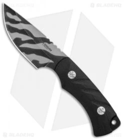 Boker Magnum Tiger Lily Fixed Blade Knife Black G-10 (4" Tiger Stripe)